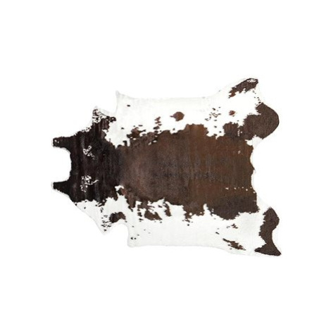 Koberec z umělé hovězí kůže 150 x 200 cm bílý / hnědý BOGONG, 309322 BELIANI