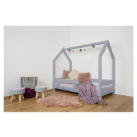 Vyspimese.CZ Dětská postel Ariel se zábranou Rozměr: 140x200 cm, Barva: šedá