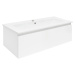 Koupelnová skříňka s umyvadlem SAT B-Way 99x30x45 cm bílá lesk BWAY100WU4