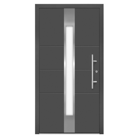 Splendoor Hliníkové vchodové dveře Moderno M560/B, antracitová metalíza, 110 P