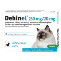 Dehinel 230mg/20mg pro kočky tbl.2