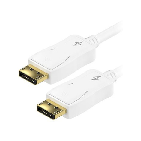 AlzaPower Core DisplayPort 1.2 4K stíněný 3m bílý