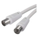 Anténní koaxiální kabel EMOS S30500 5m rovné koncovky