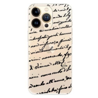 iSaprio Handwriting 01 - black pro iPhone 13 Pro