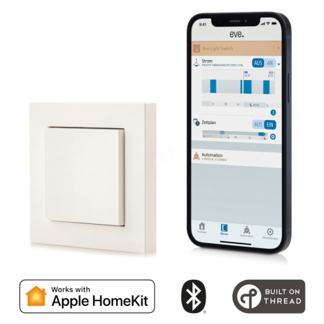 Eve Light Wall Switch chytrý vypínač  (Apple HomeKit a Thread)