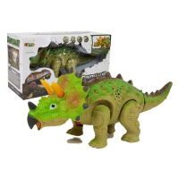 mamido Dinosaurus Triceratops na baterie zelený