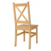 Dede Židle z masivu X - 4 barvy Lak dřeva: Borovice (přírodní)