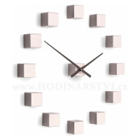 Designové nástěnné nalepovací hodiny Future Time FT3000PI Cubic pink