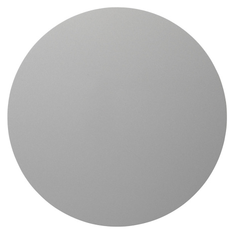 Chameleon Designová bílá tabule, lakovaný ocelový plech - kruh, Ø 1180 mm, stříbrná metalíza