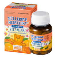 DR.MULLER Müllerove medvedíky® s príchuťou lesných jahôd a vitamínom C 45 ks