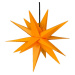 STERNTALER Dekorační hvězda venkovní, 18cípá, Ø 40 cm žlutá