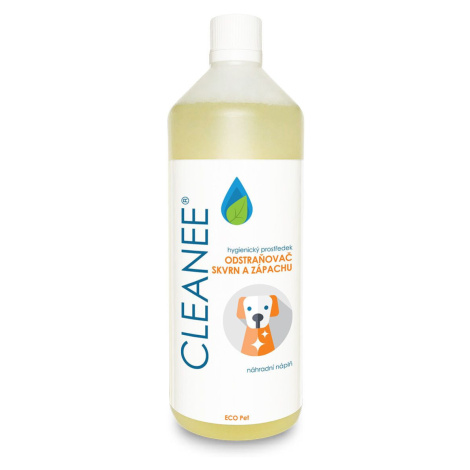CLEANEE ECO Pet Hygienický odstraňovač skvrn a zápachu náhradní náplň 1 l