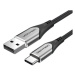 Vention Type-C (USB-C) <-> USB 2.0 Cable 3A Gray 3m Aluminum Alloy Type