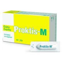 PROKTIS-M Rektální čípky 2g 10 kusů