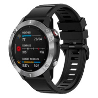 FIXED Silicone Strap pro Garmin QuickFit 26mm černý