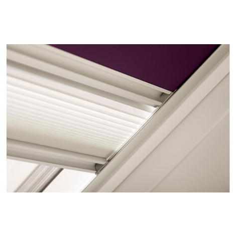 Kombinace rolet VELUX DFD Premium - stará generace Barva rolety: béžová/bílá (4556/1016), Barva 