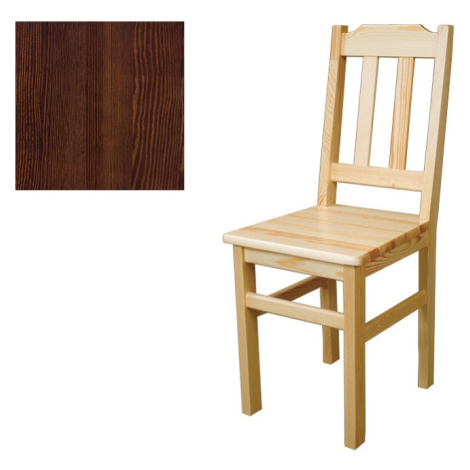 Jídelní židle SULPHUR, masiv borovice/moření ořech Drewmax