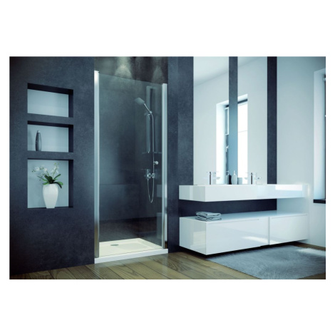 HOPA Bezrámové sprchové dveře SINCO BARVA rámu Chrom/Leštěný hliník (ALU), Rozměr A 80 cm, Rozmě