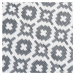 COLOUR CLASH Venkovní koberec mozaika 180 x 120 cm - šedohnědá