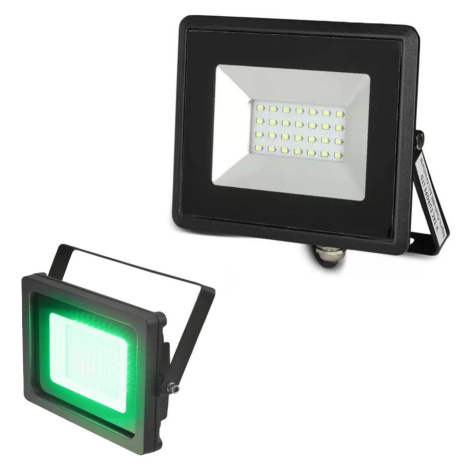 LED Reflektor LED/20W/230V IP65 zelené světlo Donoci