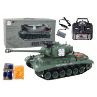 Tank na dálkové ovládání Leopard R/C 1:18 šedý