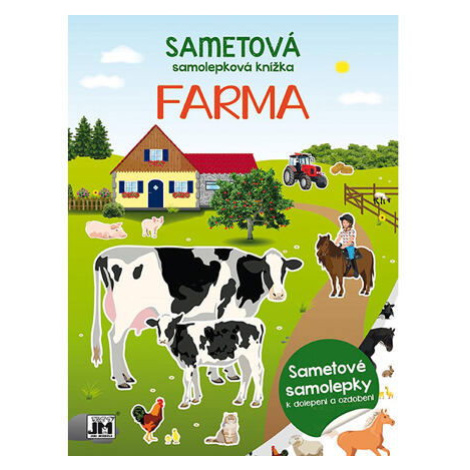 JIRI MODELS Sametová samolepková knížka/ Farma JM - Jiří Models