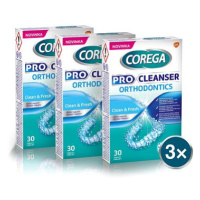 COREGA Pro Cleanser Orthodontics čisticí tablety 3× 30 ks