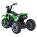 Mamido Dětská elektrická motorka Cross Honda CRF 450R zelená