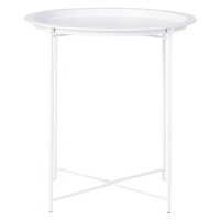 Přístavný stolek BOSTAO bílá