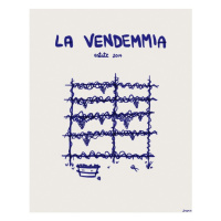 Ilustrace La vendemmia, 30 × 40 cm