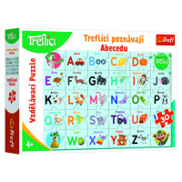 Trefl Puzzle Treflíci poznávají abecedu / 30 dílků - TOMI