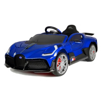mamido Dětské elektrické autíčko Bugatti Divo lakované modré