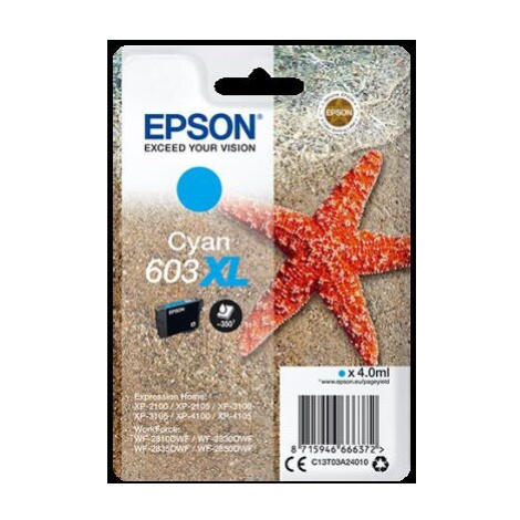 Epson 603XL Starfish azurový