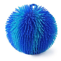 Mac Toys SPORTO Střapatý duhový míč se světlem - modrý