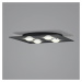 Helestra Helestra Nomi LED stropní světlo 38x38cm dim černá