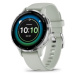 Garmin Venu® 3S, Silver/Sage grey, Silicone band