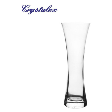 Crystalex Skleněná váza, 7 x 19,5 cm Crystalex-Bohemia Crystal