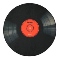 Mujkoberec Original Kusový koberec Vinylová deska 150 × 150 cm
