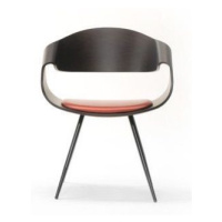 SITIA - Židle CHANTAL s lakovanou skořepinou a kovovou podnoží
