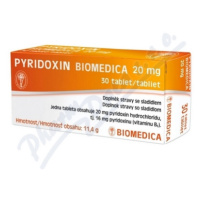 Pyridoxin Biomedica 20mg tbl.30