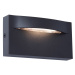Viokef Venkovní nástěnné svítidlo LED Vita, tmavě šedé, 13,7 x 7,5 cm