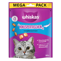 Whiskas Křupavé taštičky - Výhodné balení: Losos (2 x 180 g)