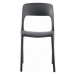 Set dvou židlí IPOS černé (2ks)