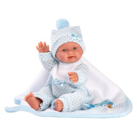 LLORENS - 26309 NEW BORN chlapečka - realistická panenka miminko s celovinylová tělem - 26 cm