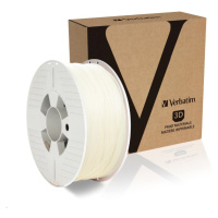 VERBATIM 3D Printer Filament PLA 1.75mm, 335m, 1kg natural transparent (OLD PN 55274)