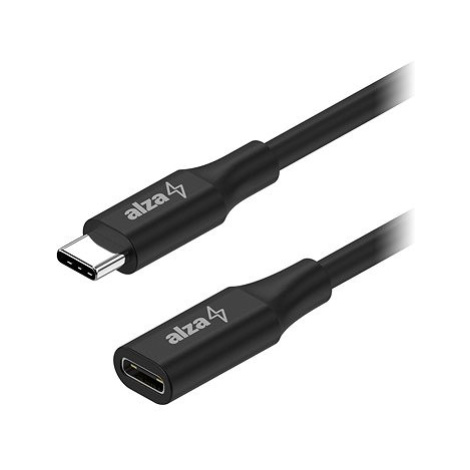 AlzaPower Core USB-C (M) to USB-C (F) 3.2 Gen 1, 1m černý