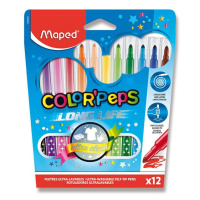 Dětské fixy MAPED Color'Peps Long Life - 12 barev