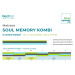 BEDTON SOUL MEMORY KOMBI  120x220x20 ALOE VERA podšitý rounem