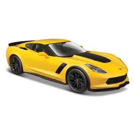 Maisto Chevrolet Corvette Z06 2015 žlutá 1:24