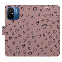 iSaprio Flip pouzdro Heart Dark 02 pro Xiaomi Redmi 12C